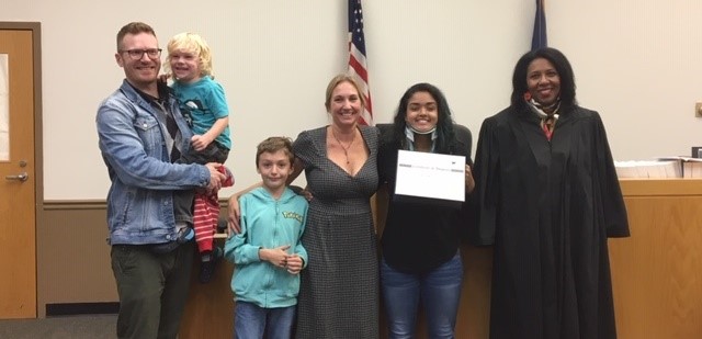 Jazlyn’s court adoption photo