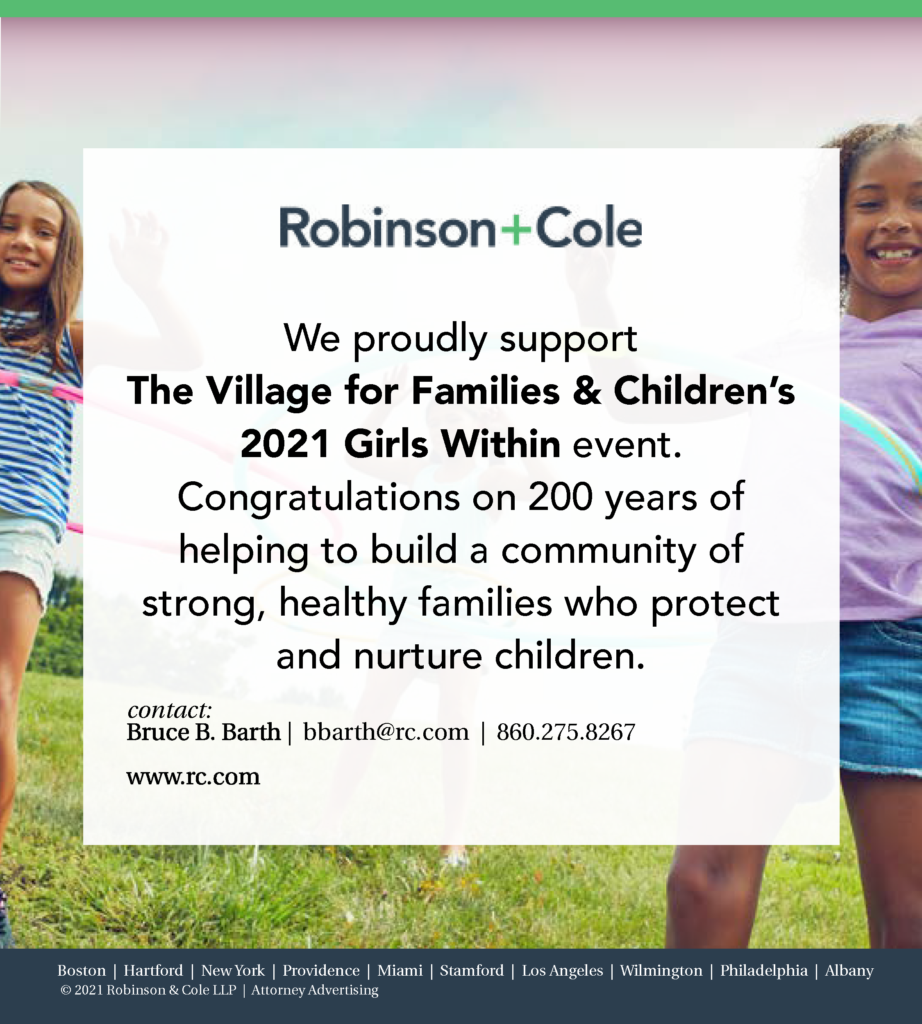 Robinson & Cole - Girl Within Event ad