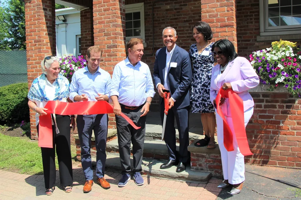 The Village celebrated a monumental day with the grand opening of our new children’s mental health Urgent Crisis Center. Governor Ned Lamont, alongside partners, leaders and legislators, cut the ribbon for this game-changing level of care.