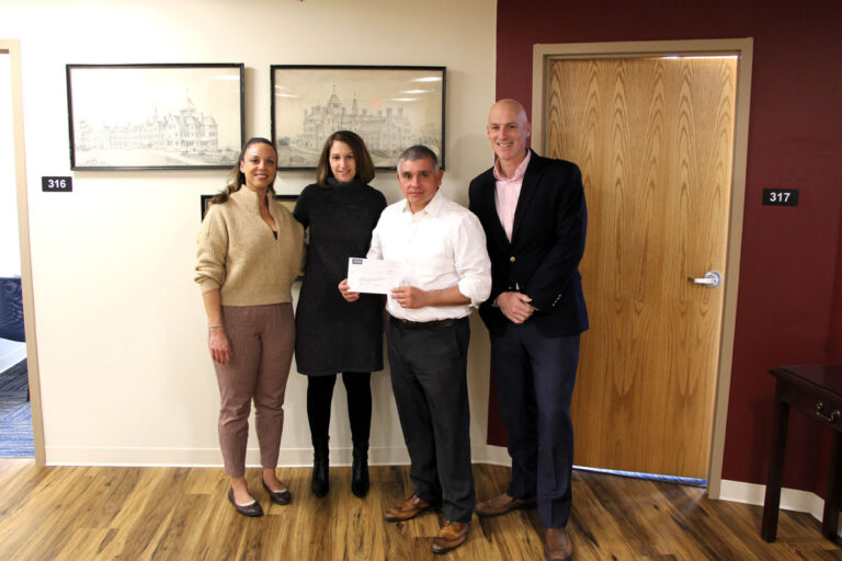 The Village received a $5,000 donation from Real Estate Partner Robyn Abbate and the amazing team at Wiggin and Dana LLP to benefit our Community Schools food pantries and ensure local students have the fuel they need to succeed.