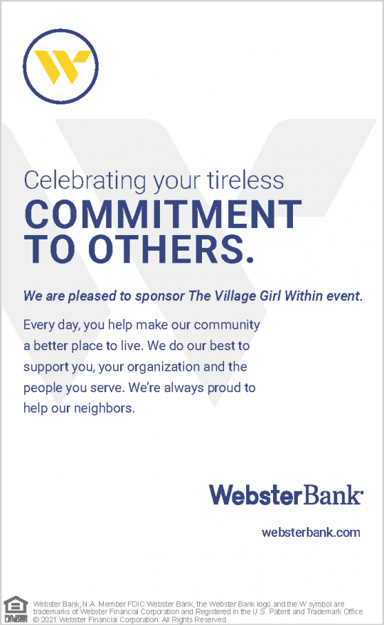 Webster Bank - Girl Within Event ad
